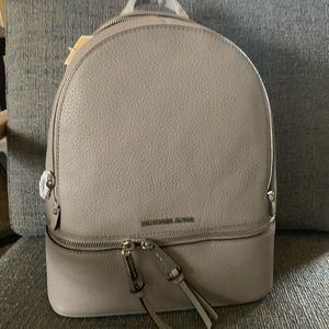 Michael kors leather backpack